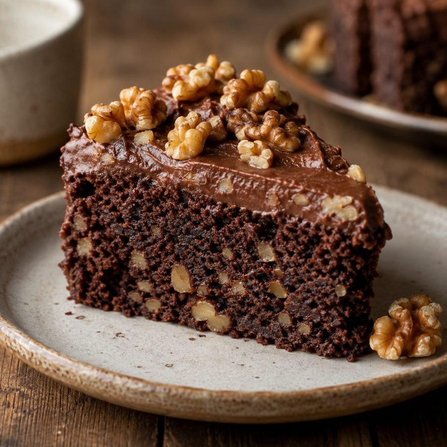 Chocolate Walnut Cake