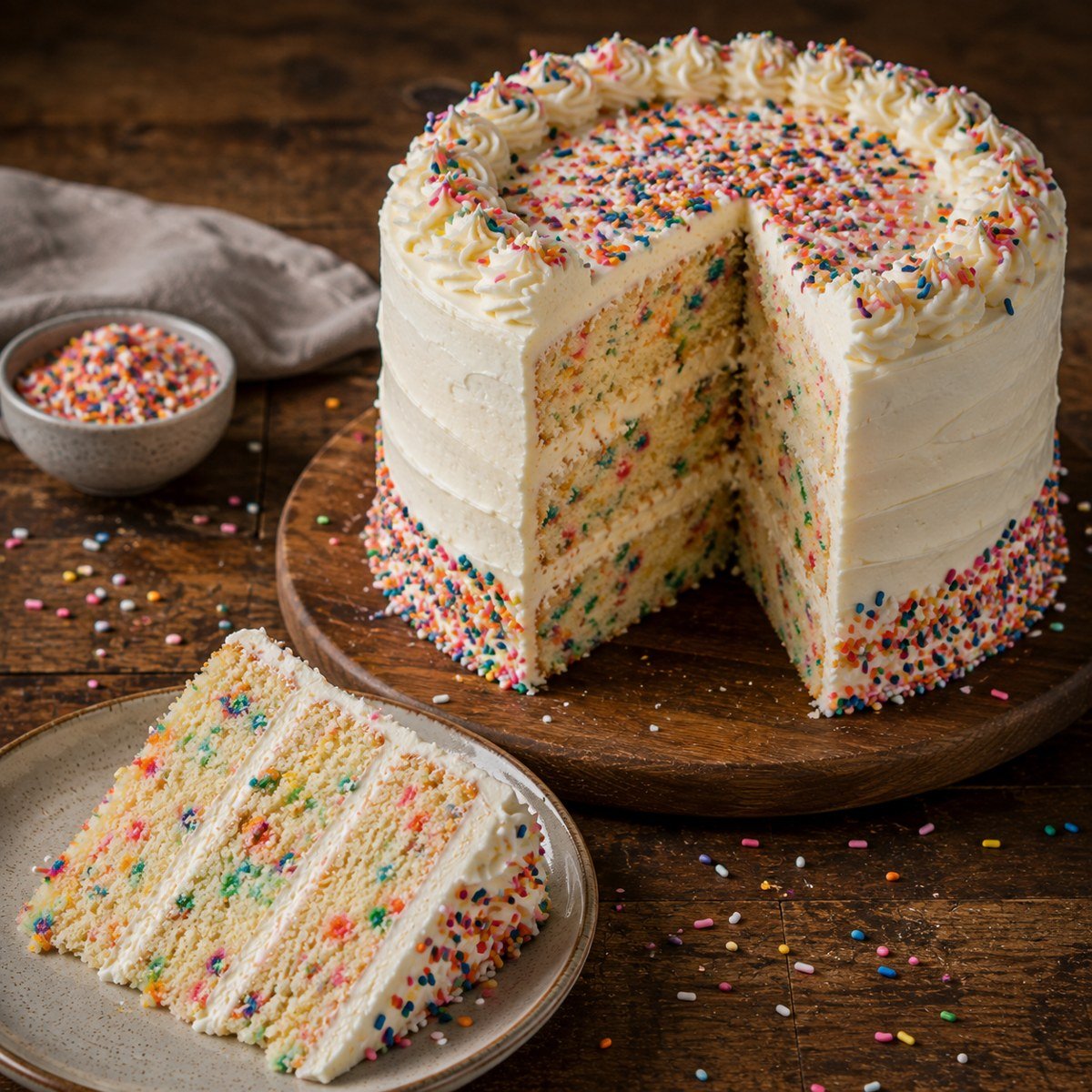 Confetti Birthday Cake