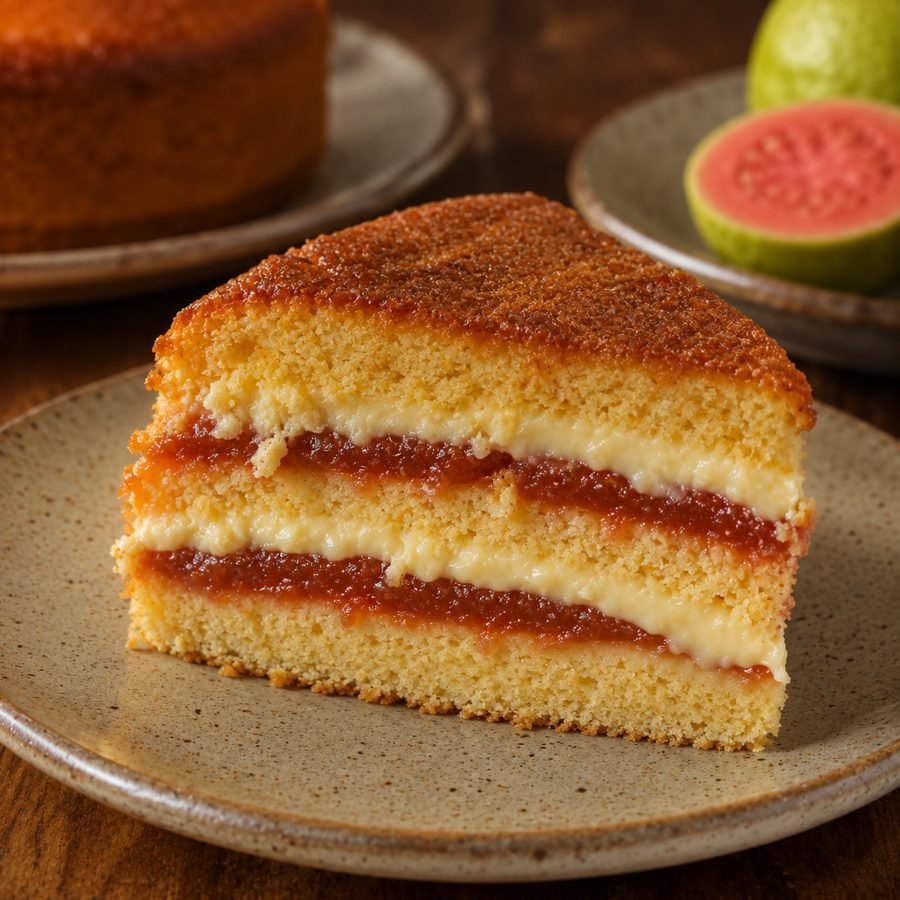 Guava and Cheese Cake (Romeo and Juliet)