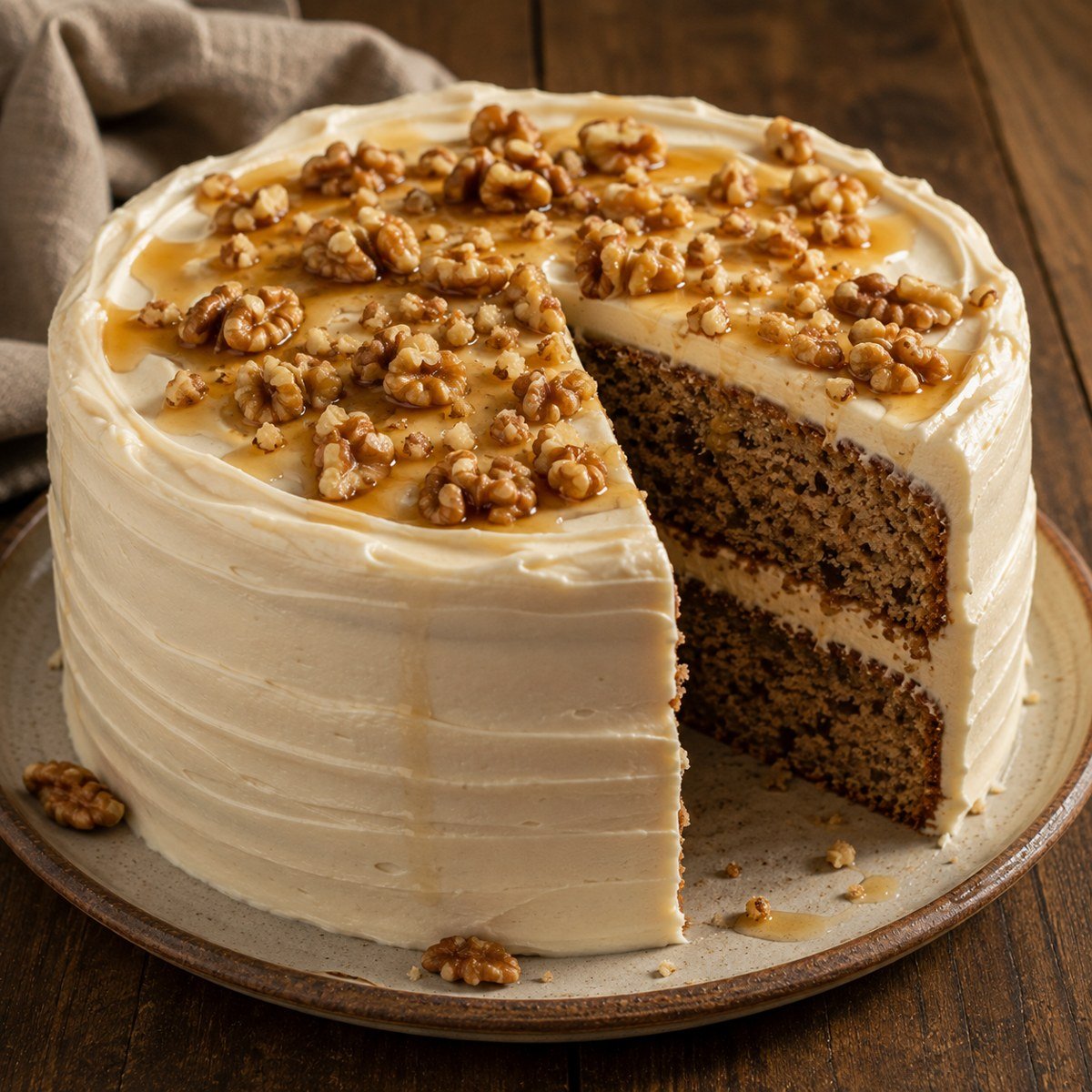 Maple Walnut Cake