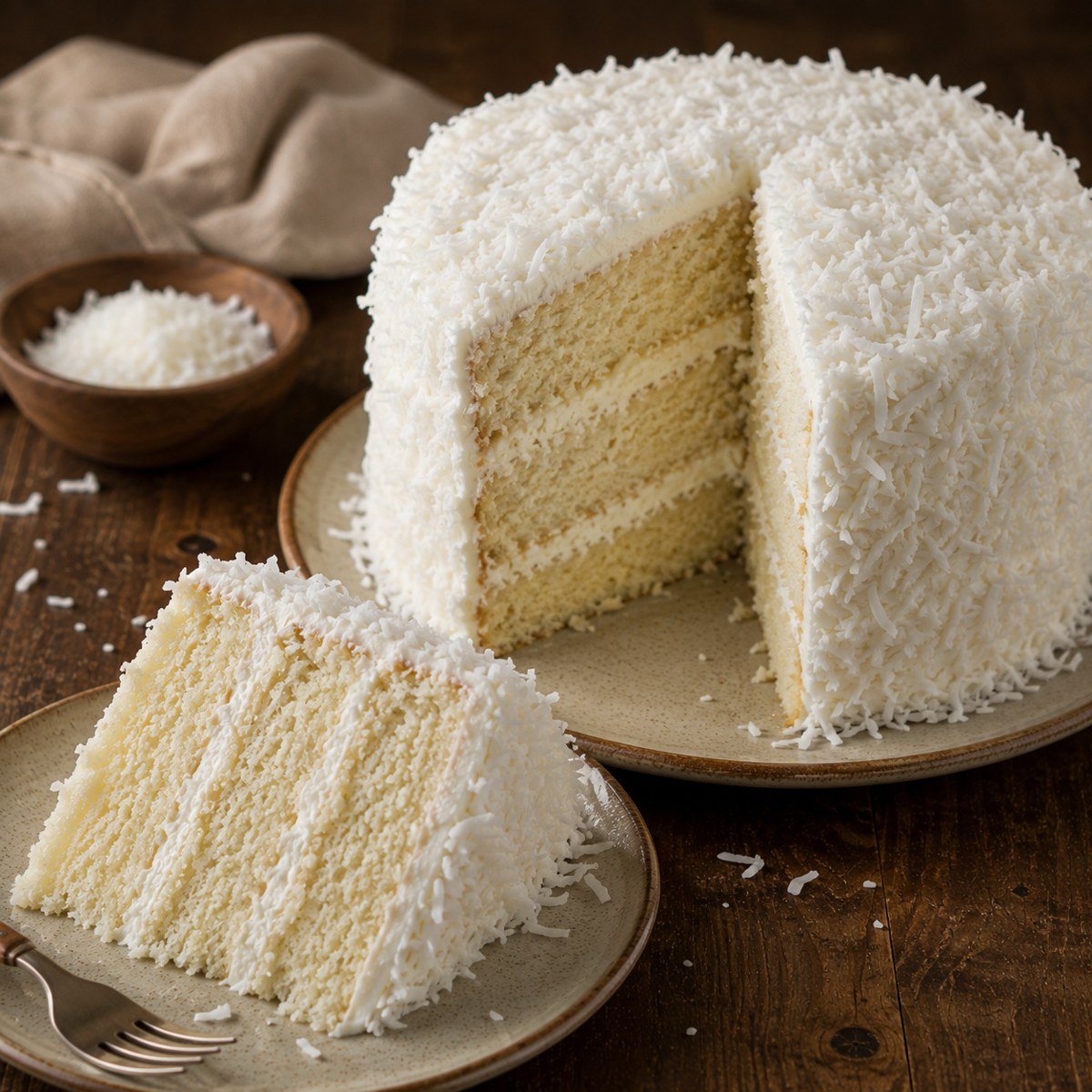 Classic Southern Coconut Cake